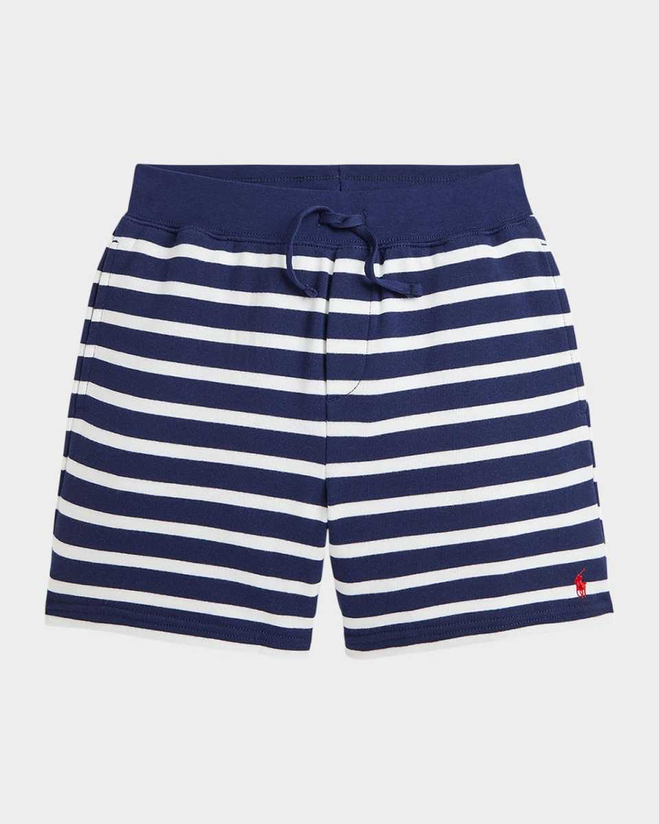 Boy's French Terry Pull-On Shorts, Size S-XL